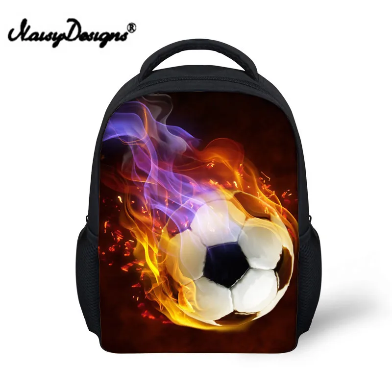 Best Children School Bags for Kids 3D Foot Ball Printing Schoolbags Boys Girls Funny Bookbag Small Kindergarten Feminine Backpacks