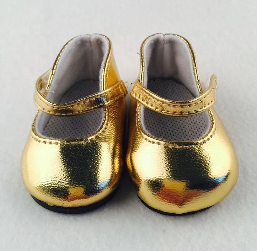 LUCKDOLL кожа обувь для танцев подходит 18 дюймов Американский 43 см BabyDoll одежда аксессуары, игрушки для девочек, поколение, подарок на день рождения - Цвет: b383