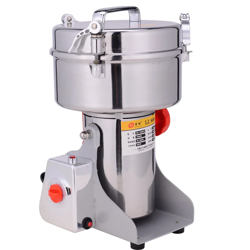 

Multifunction Swing Type 2000g Portable Grinder Herb Flood Flour Pulverizer Food Mill Grinding Machine 110v 220v Top Quality