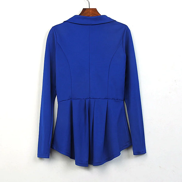 Mr.nut one button slim slim coat short short long irregular small suit fashion office tide ladies blazer