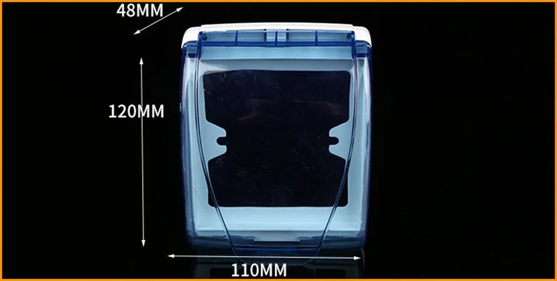 Тип 86 настенный выключатель розетка аксессуары брызговик пластиковая розетка Панель Водонепроницаемый коробка прозрачный переключатель Крышка