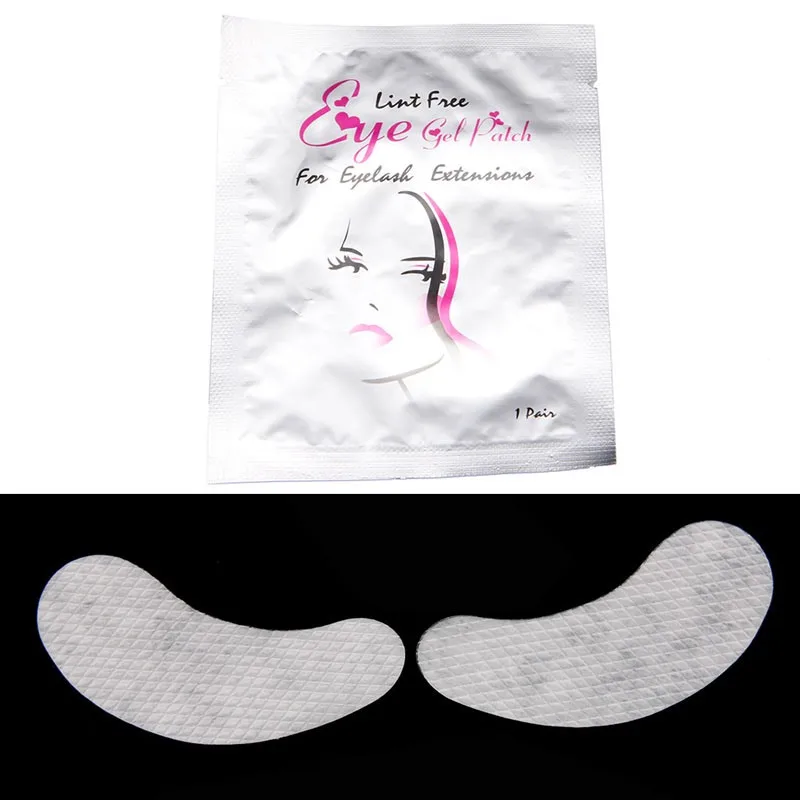 Pares de Almofadas de Olho Almofada de Pestana Profissional e Pessoal o Envio Gratuito de 200 Remendo Cílios Extensão Beleza Máscara Eyepads Uso Gel 8 Cheap Utensílios de cuidado facial