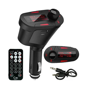 Wireless Car FM Transmitter 5V Quick charge 3.0 Bluetooth 5.0 car mp3 player Dual USB car charger U disk TF card Fast Charging