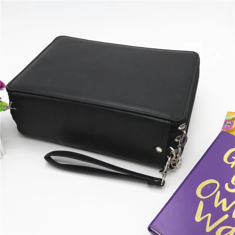 Plutônio à Prova Pencilcase para Meninas Bolsa de Lápis Buracos Escola Lápis Case Grande Dwaterproof Água Penal Meninos Grandes 4 Camadas Papelaria Bolsa 184 14 à prova dwaterproof água penal pencilcase para