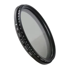 Фильтр для объектива камеры с переменной нейтральной плотностью ND фильтр 37 40,5 46 49 52 55 58 62 67 72 77 82 мм для Canon Nikon sony Fujifilm DSLR