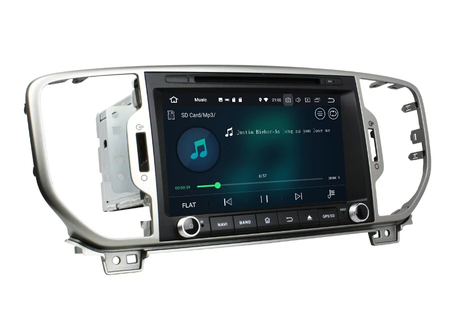 Excellent ELANMEY premium car gps navigation For Kia sportage R 2016 8inch octa core android 8.0 CAR DVD player multimedia radio stereo 4