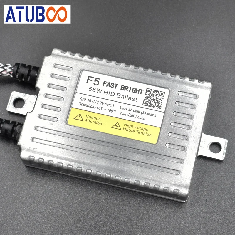 

55W Hid Ballast Original DLT F5-A Ballast 9-16V Premium Fast Start Quick Bright Slim Driver For Xenon Lamps Bulb