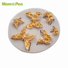 Мама и горох MPA0753 в форме бабочки силиконовые формы для украшения торта помадка торт 3D формы пищевого класса