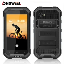 Blackview BV6000 Smartphone 4G LTE Étanche IP68 4.7 “HD MT6755 Octa base Android 6.0 Mobile Cellulaire Téléphone 3 GB RAM 32 GB ROM 13MP