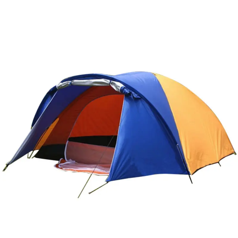 

3-4 Person Large Double Layer Tent for Outdoor Camping Hiking Hunting Fishing Travel Picnic Tourist Emergency Tent 320x210x145cm