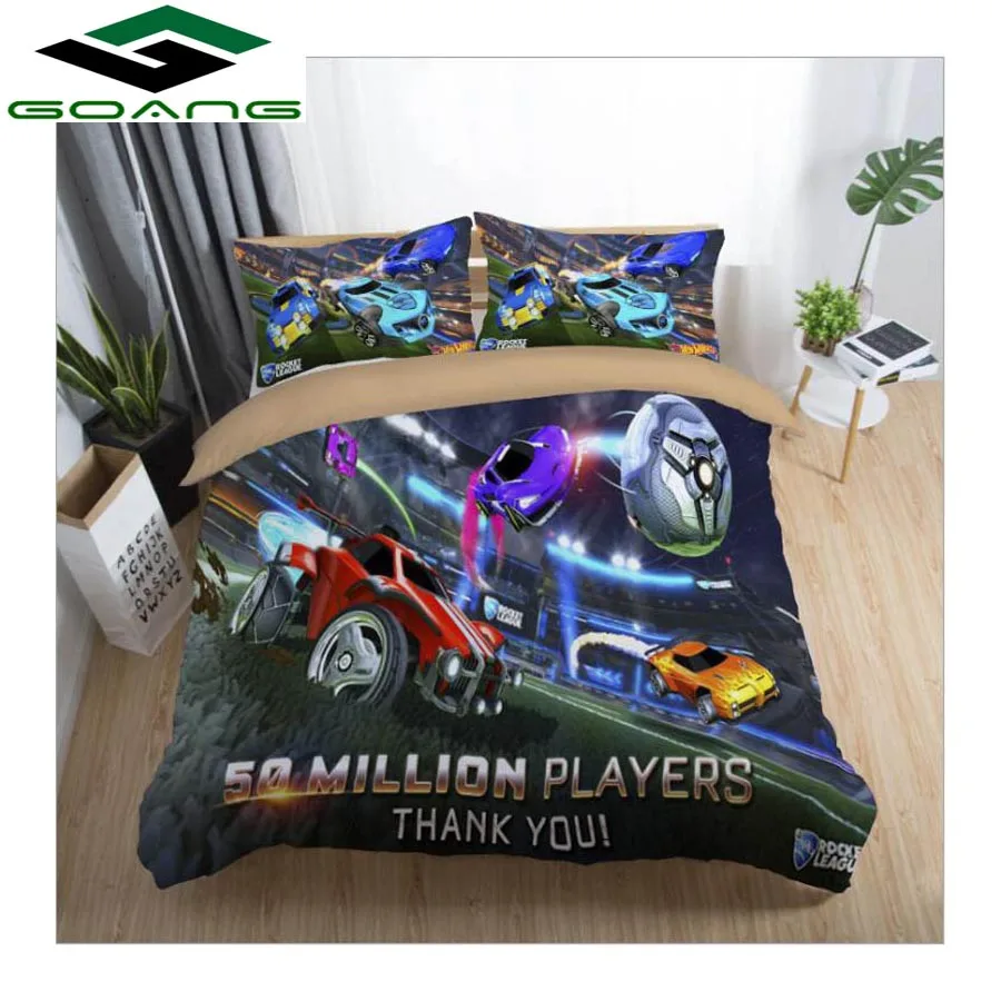 GOANG bedding set bed sheet duvet cover pillow 3d digital printing cartoon pattern kids bedding set luxury home textiles