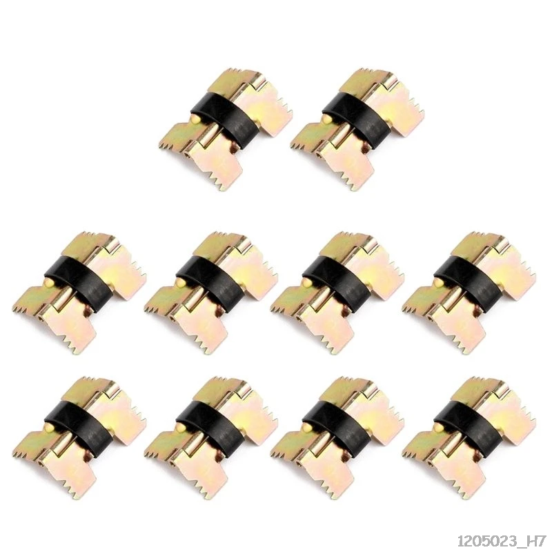 10Pcs Vintage MIni Size Self-Closing Metal Spring Hinges For Jewelry Glasses Box | Обустройство дома