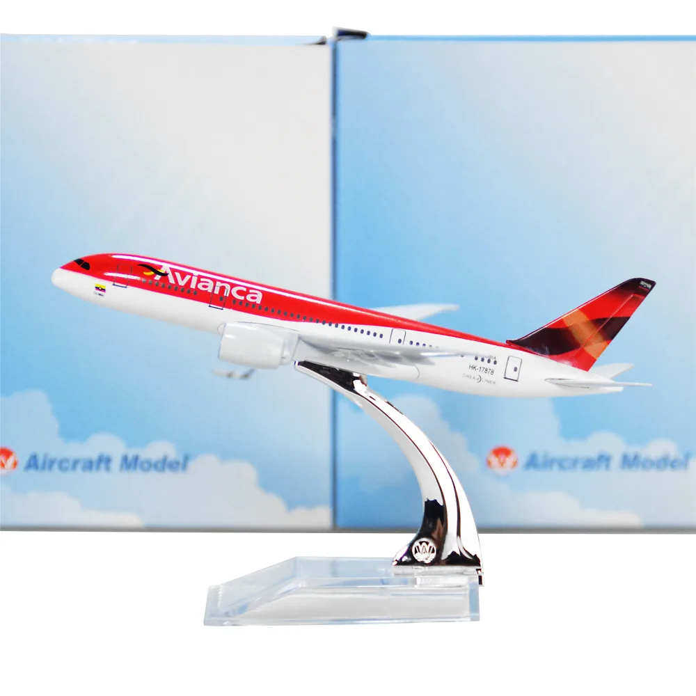 COLOMBIA Avianca B767 Passenger Airplane Dragon Wings Diecast Model Collection 