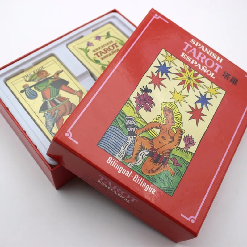 1 Set Divination Tarot Card 78 Cards Spanish Family Fun