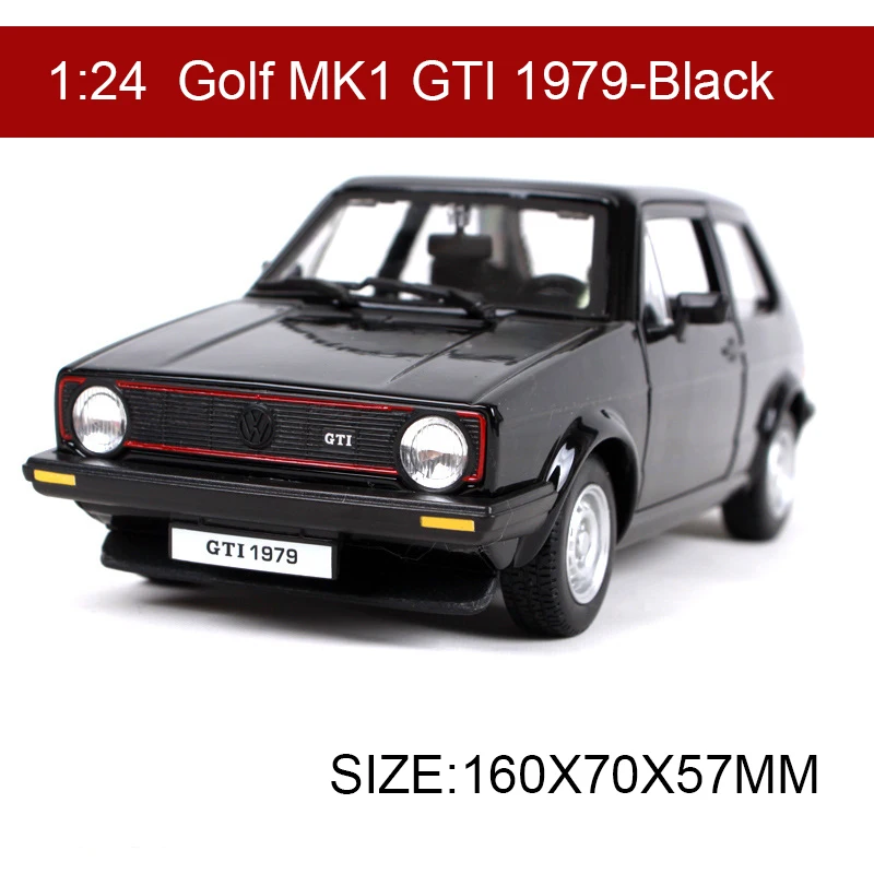 Модель гоночного автомобиля из сплава BBURAGO 1979 Glof GTI MK1 1:24 коллекционные модели
