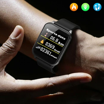 

Newly Z02 Smart Watch Blood Pressure Heart Rate Monitor Sleep Sports Fitness Step Tracker Calories Alarm Bracelet Men Wristwatch