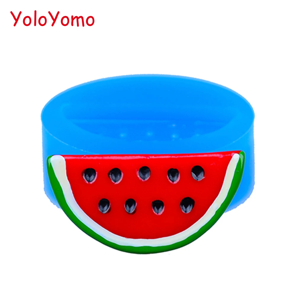 

S014YL 32.3mm Watermelon Slice Mold - Fruit Silicone Mold Chocolate Cake Decoration, Sugarcraft, Fondant, Candy, Resin Clay Mold