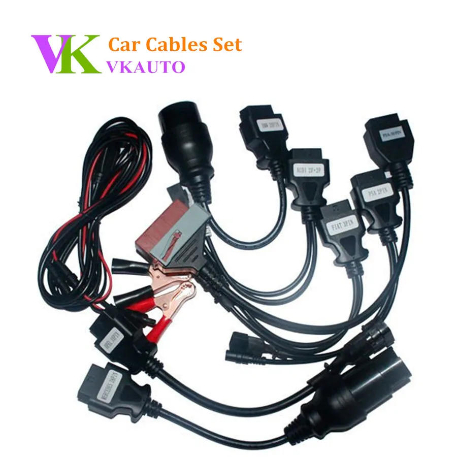 Best Car Cables 8 Cars Cables Full Set for TCS DS150 MultiDiag WOW CDP