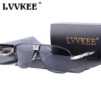 

LVVKEE Vintage HD Polarized Men's Sunglasses Classic Brand Aluminum Sun Glasses Coating Lens Driving Shades For Men/Wome Oculos