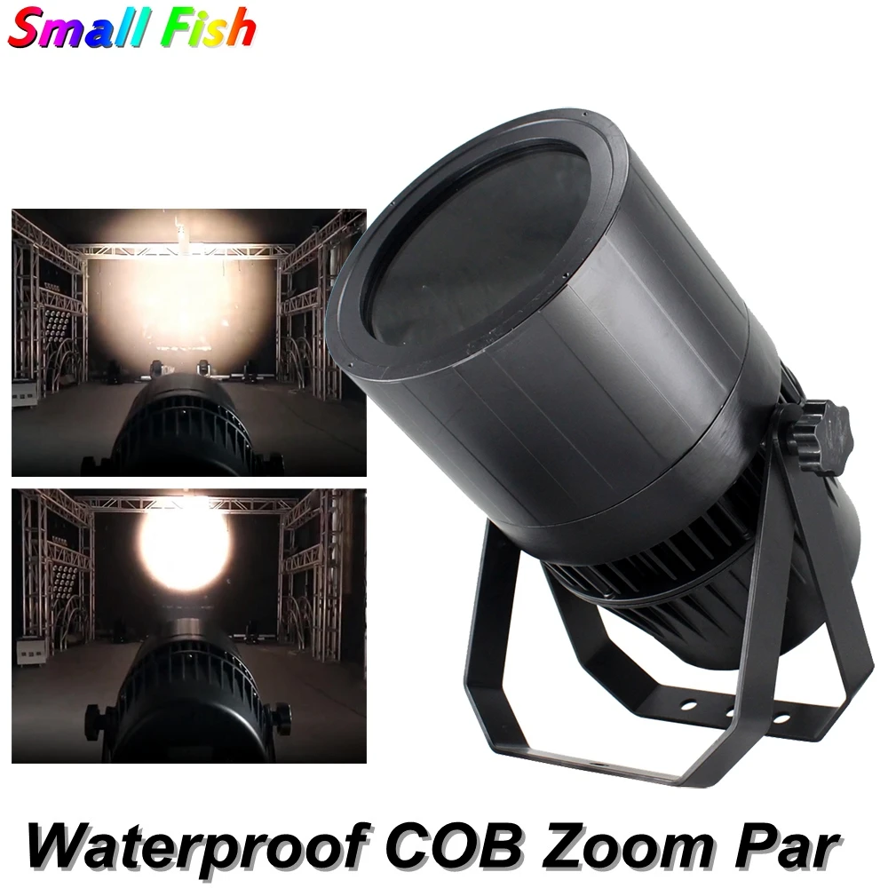 

200W Waterproof COB Zoom Par Light Zoom Angle 15°-55° Stage Lamp For Disco Dj Disco Bar Weeding Host Sound Party Lighting
