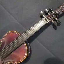 Strad стиль песня брена маэстро резьба прокрутка 5 струн отличная скрипка 4/4#8382
