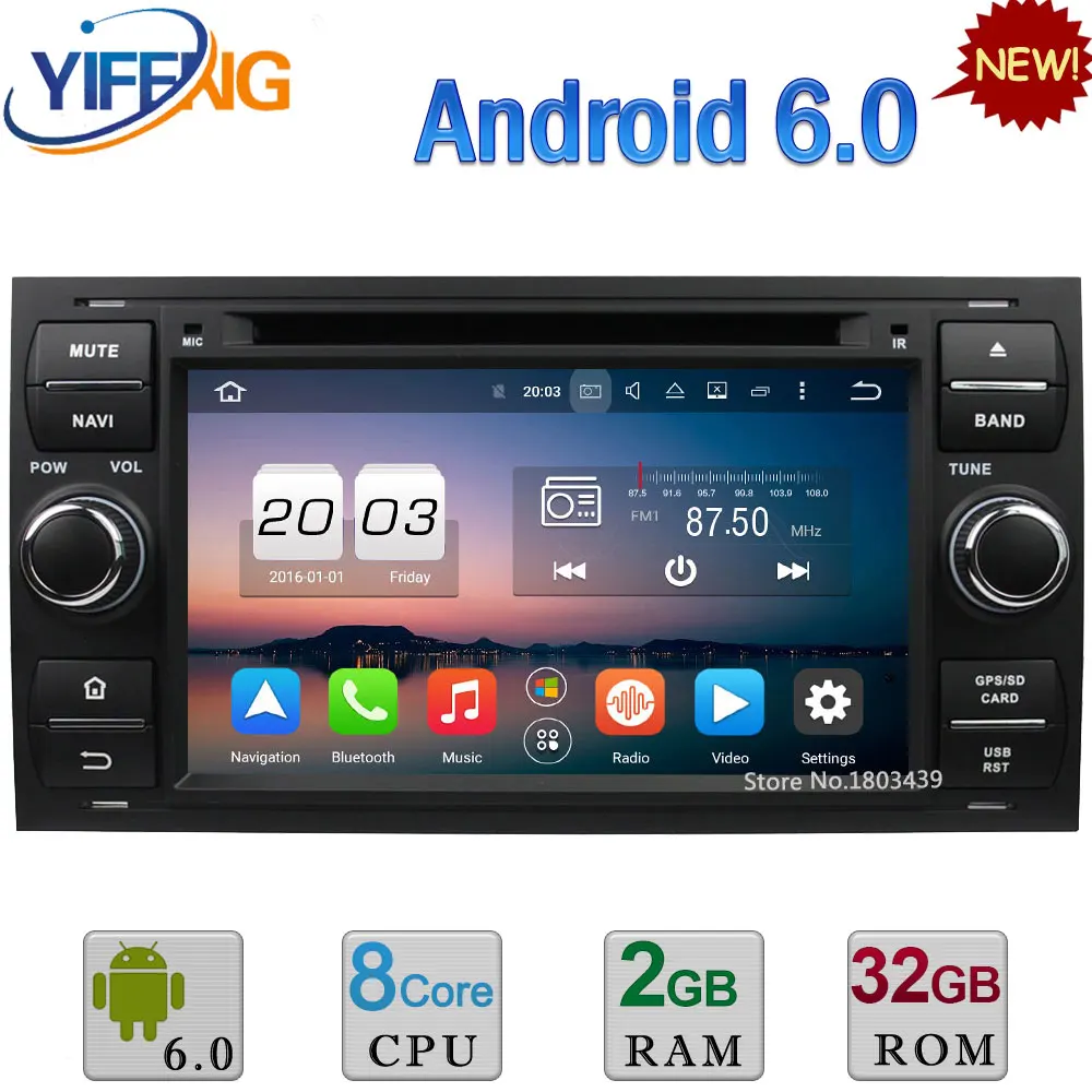 4GB RAM 32GB ROM Octa Core Android 6 0 DAB 4G Car DVD Player Radio Stereo