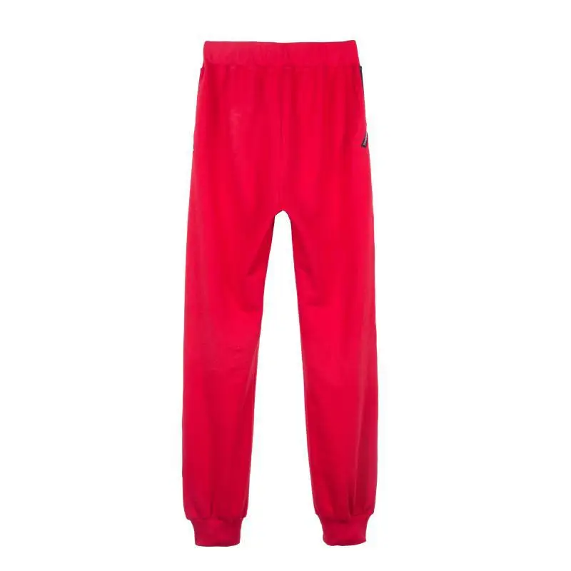 Women High Waist Hip Hop Pants Casual Carrot Pant Bandage Elastic Waist Bloomers Ladies Leisure Pantalettes Knickerbockers Red 0 (4)