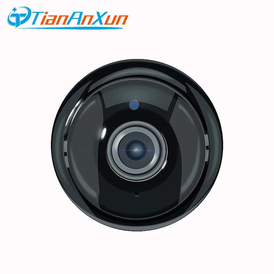 

TIANANXUN Wireless Mini WIFI IP Camera 180 Degree Wide Angle 720P Night Vision Smart Home Security Camera Two-way voice YOOSEE