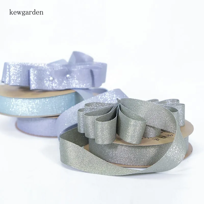 Kewgarden Блестящая атласная лента с зернистой поверхностью 1 дюйм 25 мм стандартная