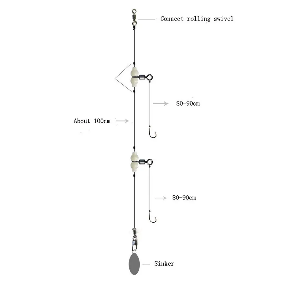 3 way fishing swivel