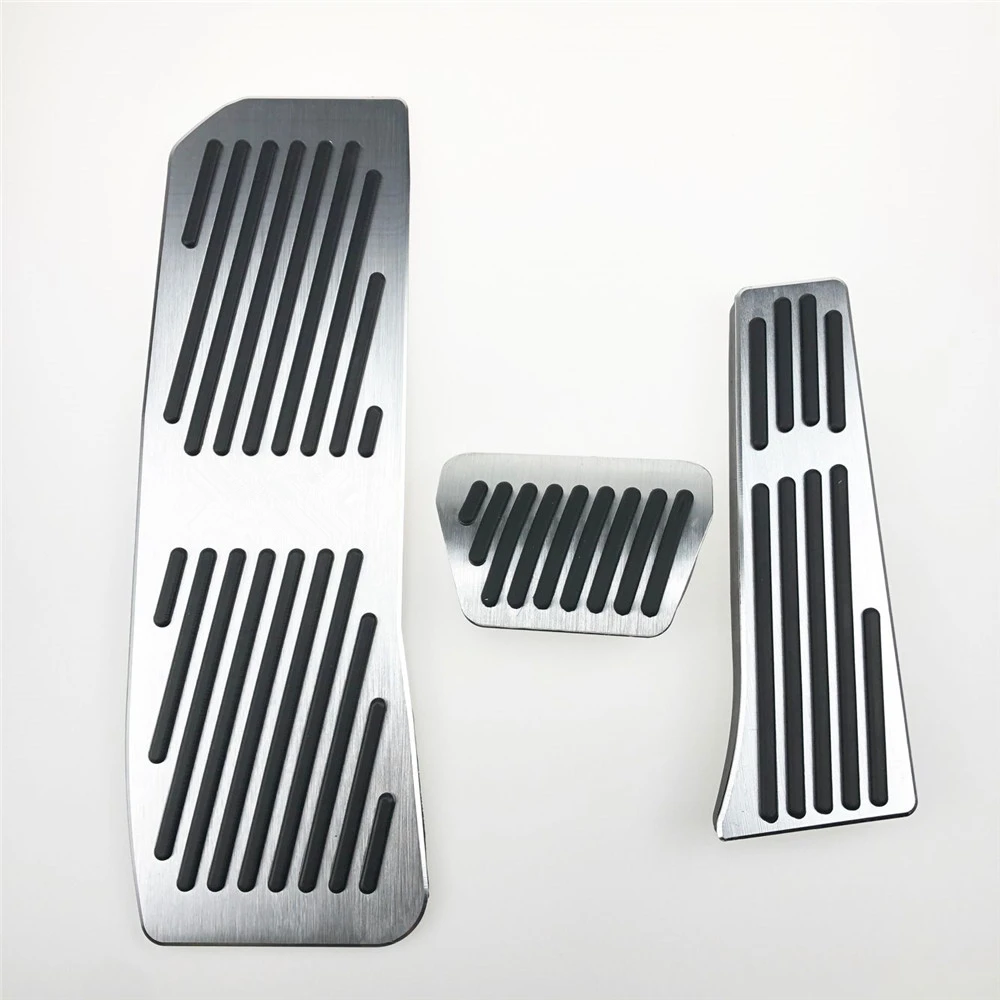 De moda de plata aluminio de aleación de coche de pedales resto BMW serie 5 G30 G31 G38 X3 X4 2018 - AliExpress