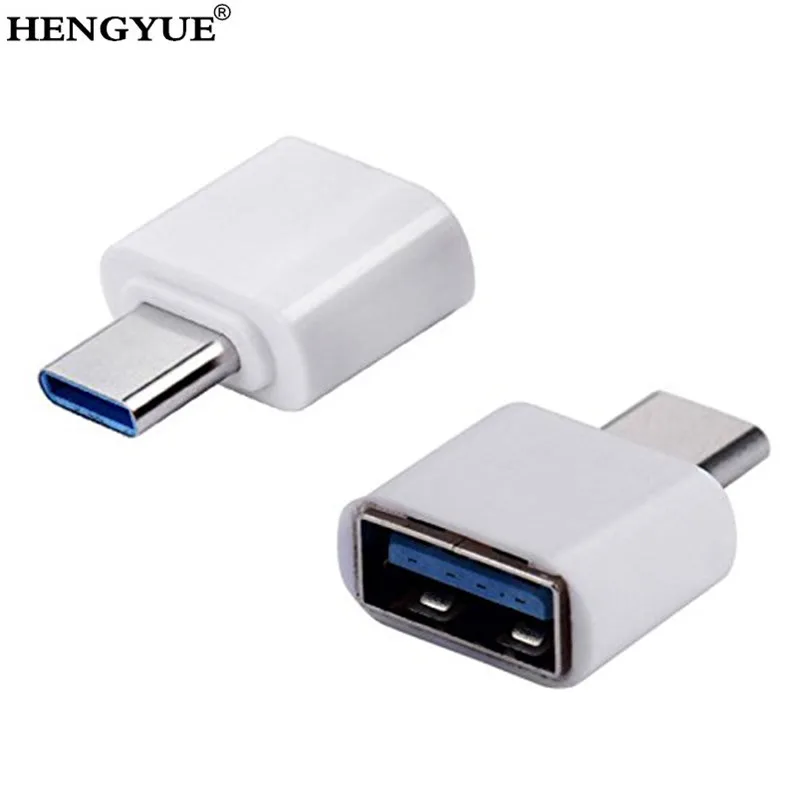 200 шт./лот type-C OTG USB 3,1 к USB2.0 type-A адаптер Разъем для телефона высокоскоростные сертифицированные аксессуары для мобильных телефонов