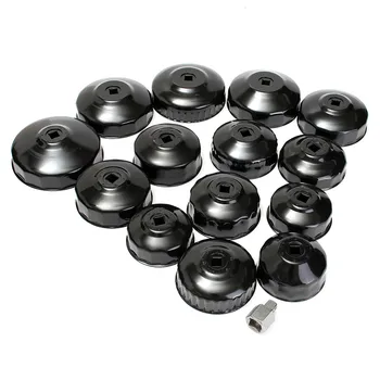 

14PCS Oil Filter Removal Wrench Cap Socket Drive Remover Tool Car Repair Kit Universal