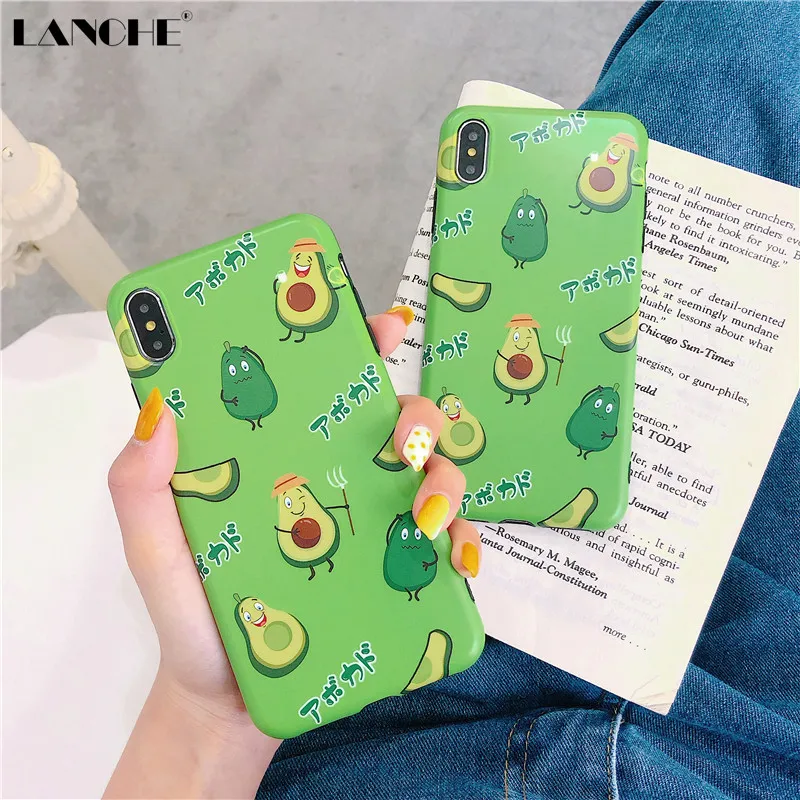 Мягкий чехол для телефона LANCHE IMD Xiaomi Redmi Note 7 Pro mi 9 se 8 lite с рисунком авокадо Fundas 6 6X |