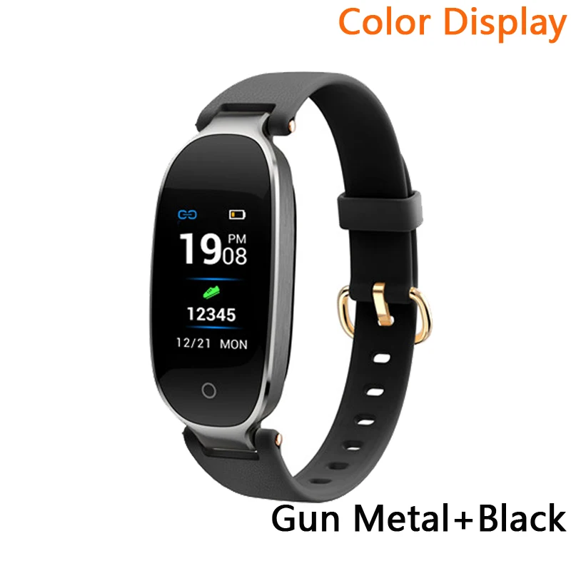 s3 / S3 Plus Smart Watch Waterproof Women smart band Heart Rate Monitor Smartwatch relogio inteligente For Android IOS Xiaomi - Цвет: S3 PLUS gun black