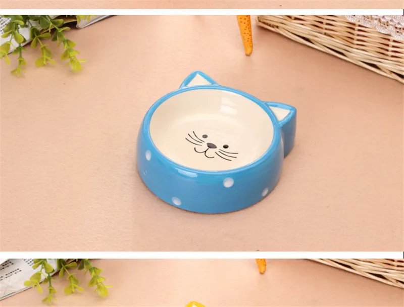 Животные Кошки миски для воды мультфильм Керамика Миски Для Собак путешествия Кемпинг дрель еда подачи воды тарелка миски хорошо продаются