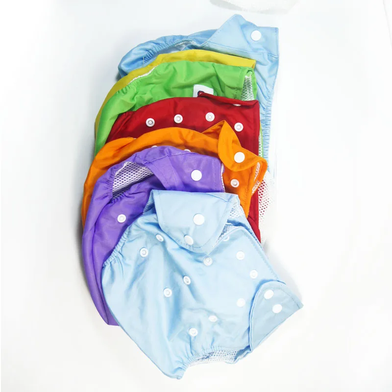 

1pcs Reusable Baby Infant NappiesCloth Diapers Soft Cover Washable nappy changing Free Size Adjustable Fraldas for Winter Summer