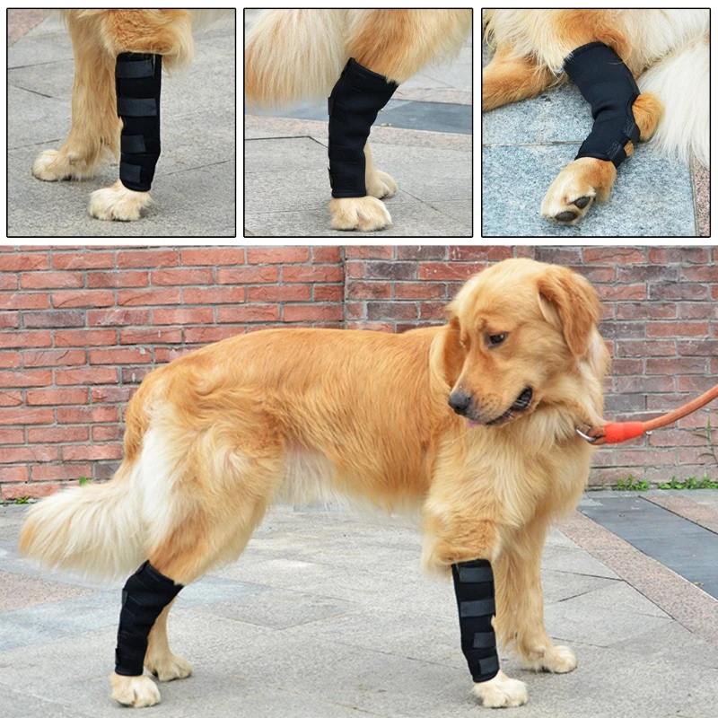 1 пара домашних собак ноги Скоба для домашних животных наколенники протектор коврик для собак терапевтическая поддержка ударопрочный Pet магазин собак Acessorios