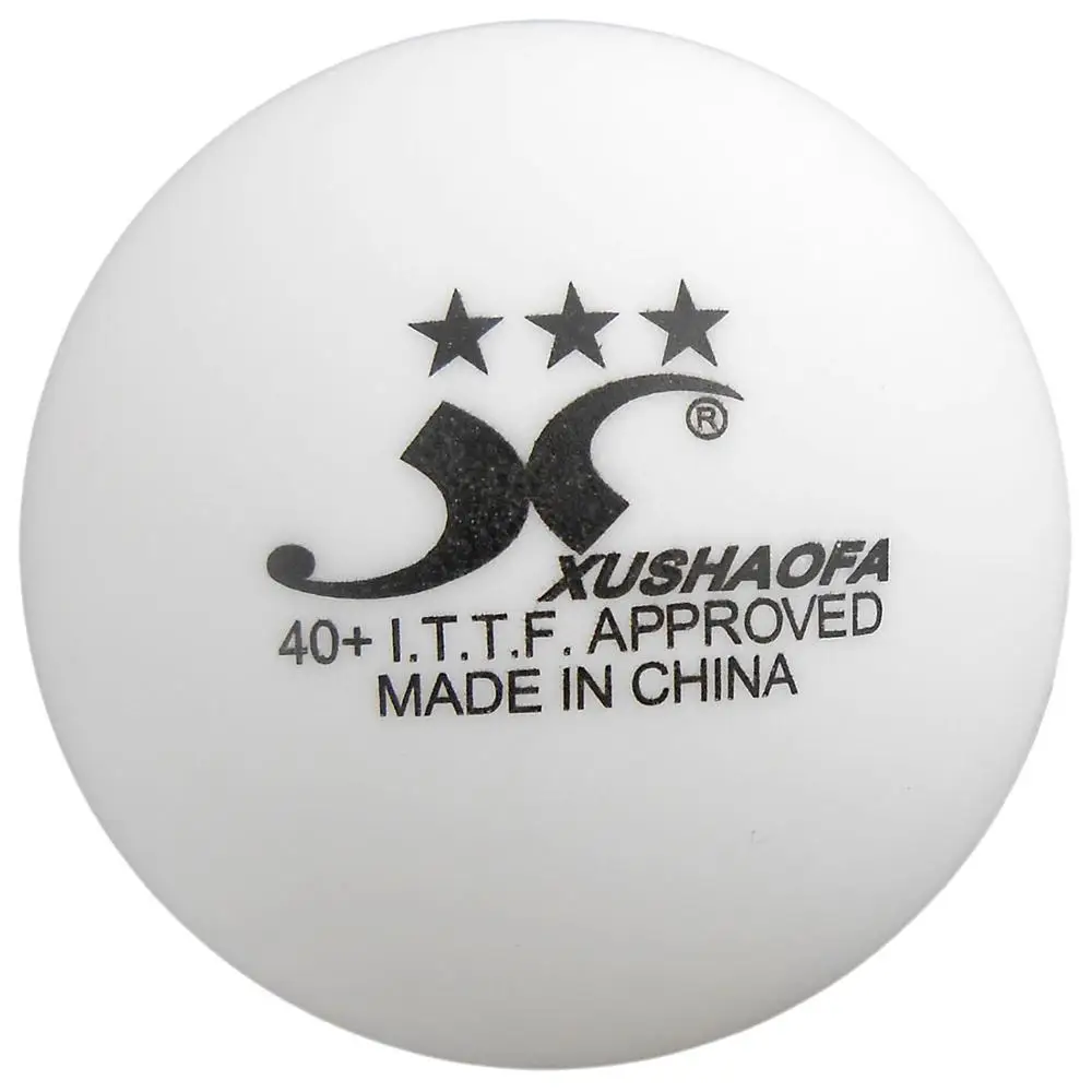 White 6x xushaofa 3-звезды белые шар для пинг понга 40 - Цвет: White