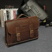 Мужская офисная деловая сумка через плечо винтажная стильная сумка через плечо Мужская s Attache чехол портфель сумка CJJJing