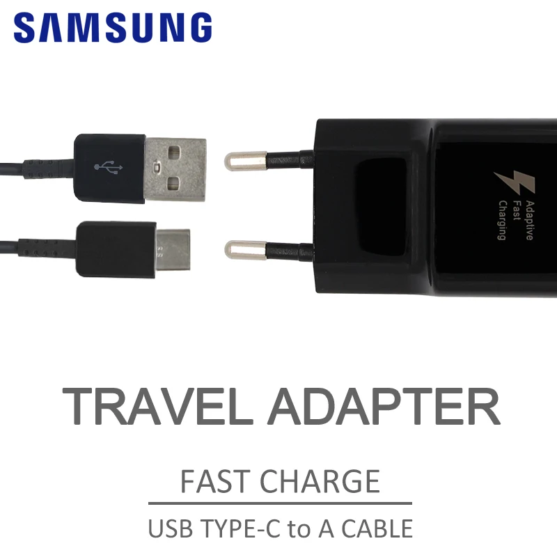 Samsung Fast Charger For GalaxyS8 S9 Note 8 Phone Battery Type-c EU US UK Plug 9V 1.67A 5V 2A Quick Charger 3.0 Samsung Fast Charger For GalaxyS8 S9 Note 8 Phone Battery Type-c EU US UK Plug 9V 1.67A 5V 2A Quick Charger 3.0