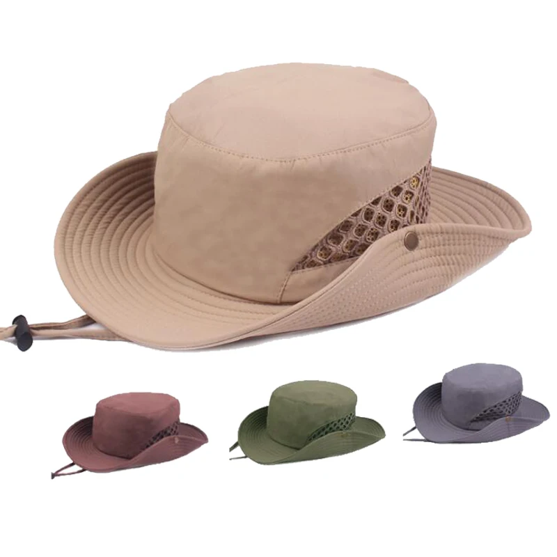 

Spring And Summer Quick-Drying Fisherman Hat Men's Visor Big Bonnet Hat Outdoor Climbing Hat Fishing Caps