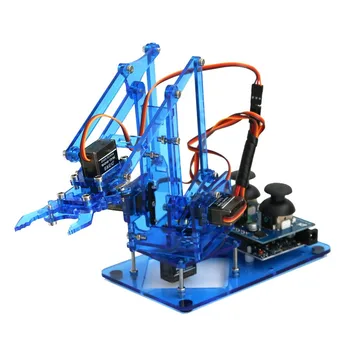 

Wishcolor meArm Armbot 4DOF Arduino Robotic Arm Kit Open Source Robot Arm Kit Unfinished