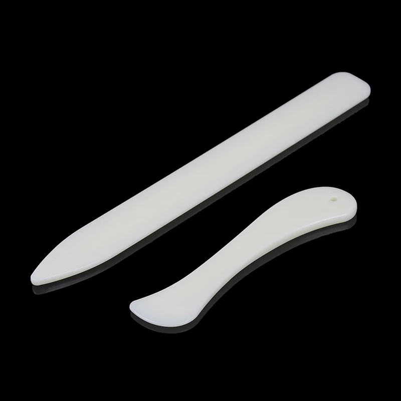 

2PCS/set Leather Craft Tools Bone Folder For Leather Scoring Folding Creasing Edges Paper Handmade Sewing Tools Accessories