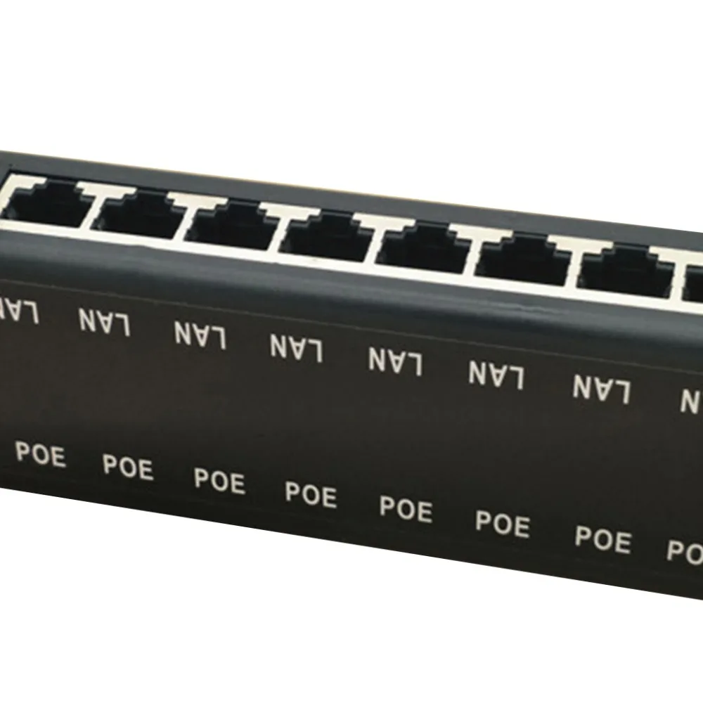  New 8 Ports POE Injector POE Splitter for CCTV Network POE Camera Power Over Ethernet IEEE802.3af - 33004710239