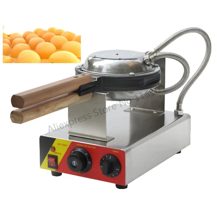 

FREE Shipping EGG Waffle Maker Electric QQ Egg Waffle Machine Puffle Cone Making Machine Hong Kong Style Stainless Steel