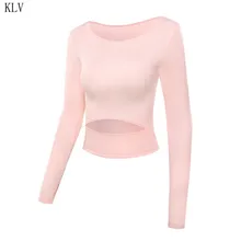 Женские топы для тренажерного зала, йоги, футболки с длинным рукавом для тренировок, фитнеса, бега, спортивные футболки, тренировочная спортивная одежда