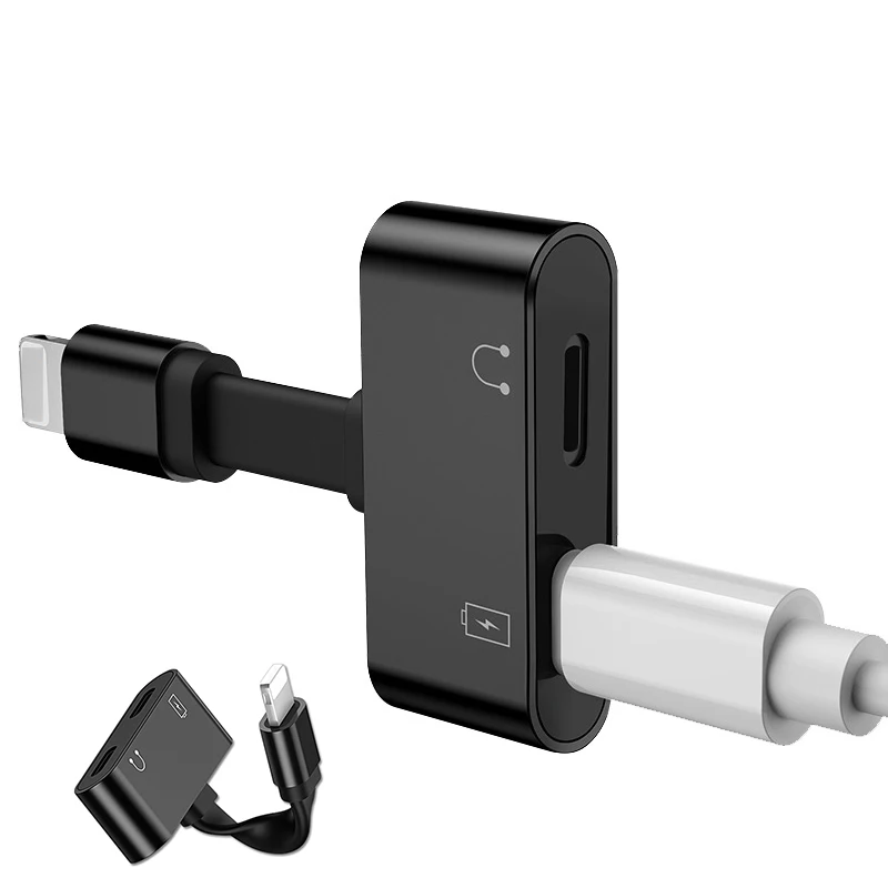 Suntaiho Audio Adapter for iPhone X Cable Charger Adapter for iPhone 7 8 Plus 2 in 1 for Lighting 8pin Charger Splitter Adapter Suntaiho Audio Adapter for iPhone X Cable Charger Adapter for iPhone 7 8 Plus 2 in 1 for Lighting 8pin Charger Splitter Adapter