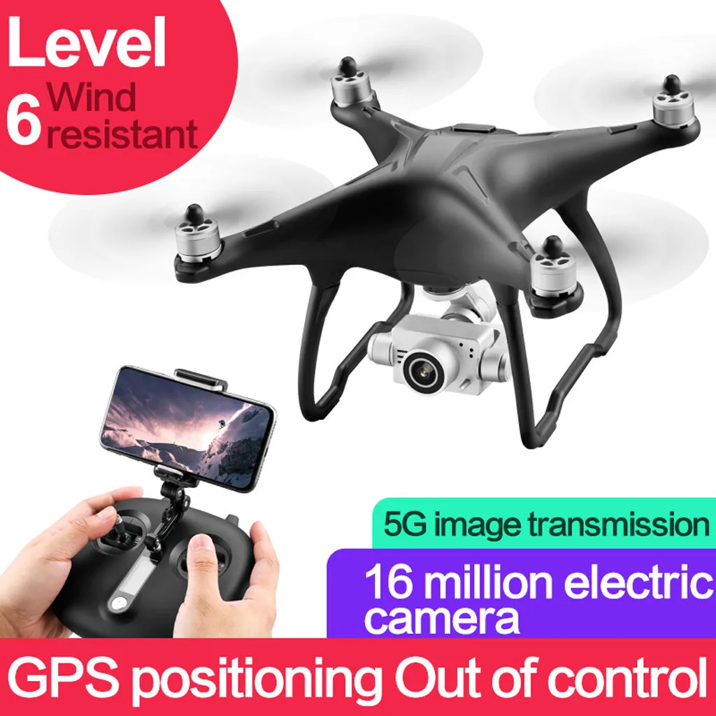 Q3 gps 5G wifi FPV с 4K Ультра прозрачная камера бесщеточный gps Радиоуправляемый Дрон Квадрокоптер