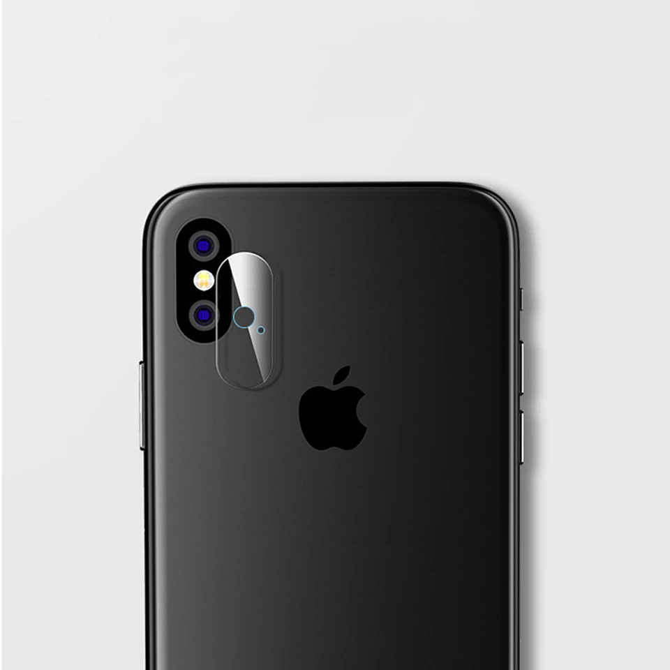 Закаленное стекло для iPhone X XS MAX 8 7 Plus 6 6S PLUS Защитное задней камеры Защитная пленка